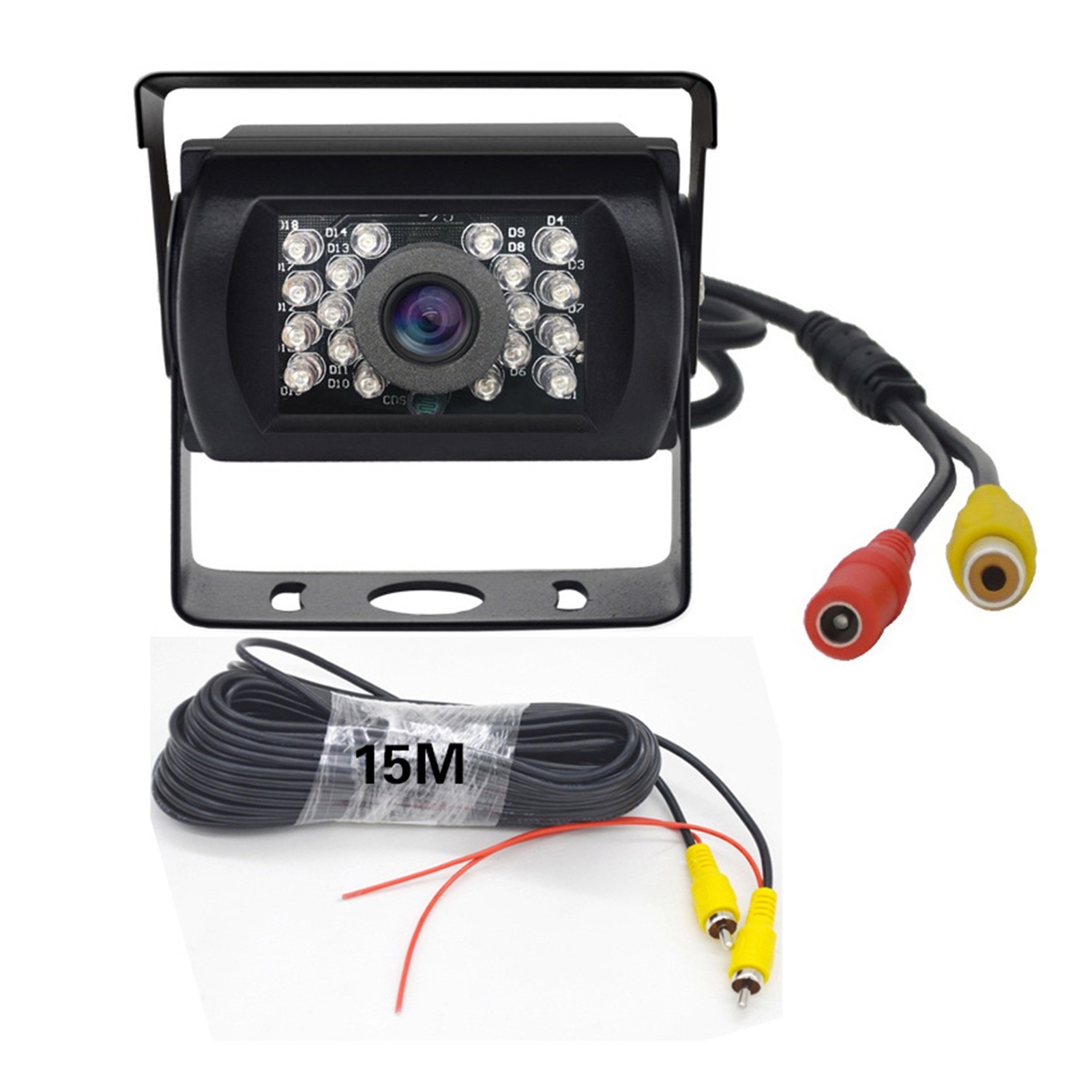 Car Rear View Camera With Monitom For Truck 7inch Digital HD LCD Screen Night Vision Reverse Display Lorry Bus Parking ,Easy to Install